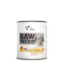 VETEXPERT RAW PALEO Adult turkey 800g cibo umido per tacchino
