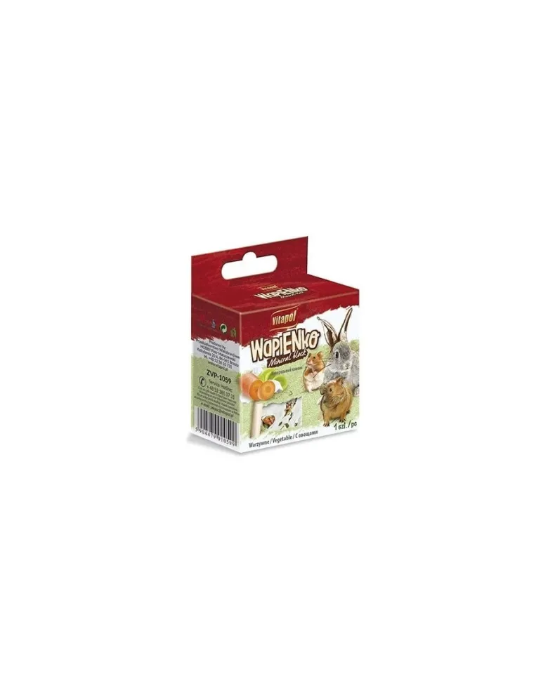 VITAPOL Cubetto di calcio per roditori - verdure 40 g