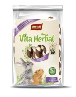 VITAPOL Tubi di frutta e verdura per roditori e conigli 200g