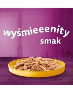 WHISKAS Adult 400g - Alimento umido completo per gatti adulti, pezzi di pollo in gelatina
