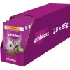 WHISKAS Adult in bustina 28x85g Alimento umido con pollo in gelatina per gatti adulti