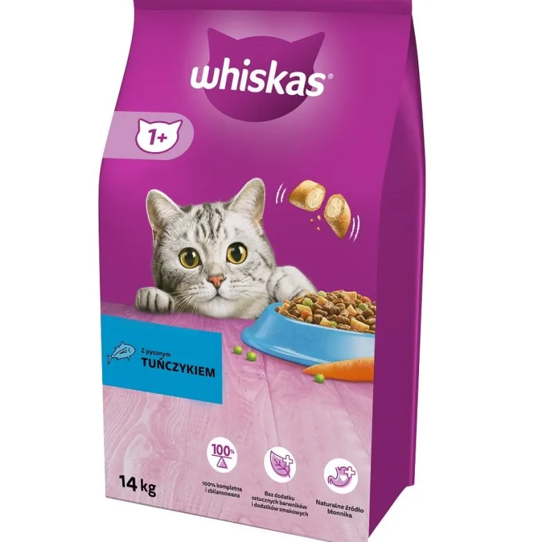 WHISKAS Adult Pollo 14kg + WHISKAS Adult Tonno 14 kg