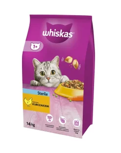 WHISKAS 1+ Sterile Pollo 2 x 14kg