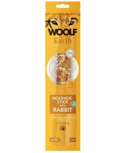 WOOLF Earth Noohide Stick with Rabbit XL 85g bastoncino di coniglio
