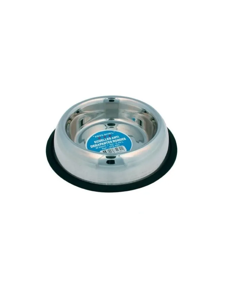 ZOLUX Ciotola inox su gomma 24cm
