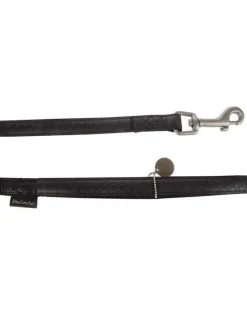 ZOLUX Smycz mac leather 20 mm / 1.2 m czarny